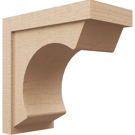 Ekena Millwork 10"W x 20"D x 20"H Classic Emerson Rough Cedar Woodgrain TimberThane Corbel, Primed Tan CORUR10X20X20EMRRCPR